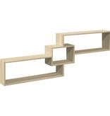 VidaXL Wandkast 158x18x53 cm bewerkt hout sonoma eikenkleurig