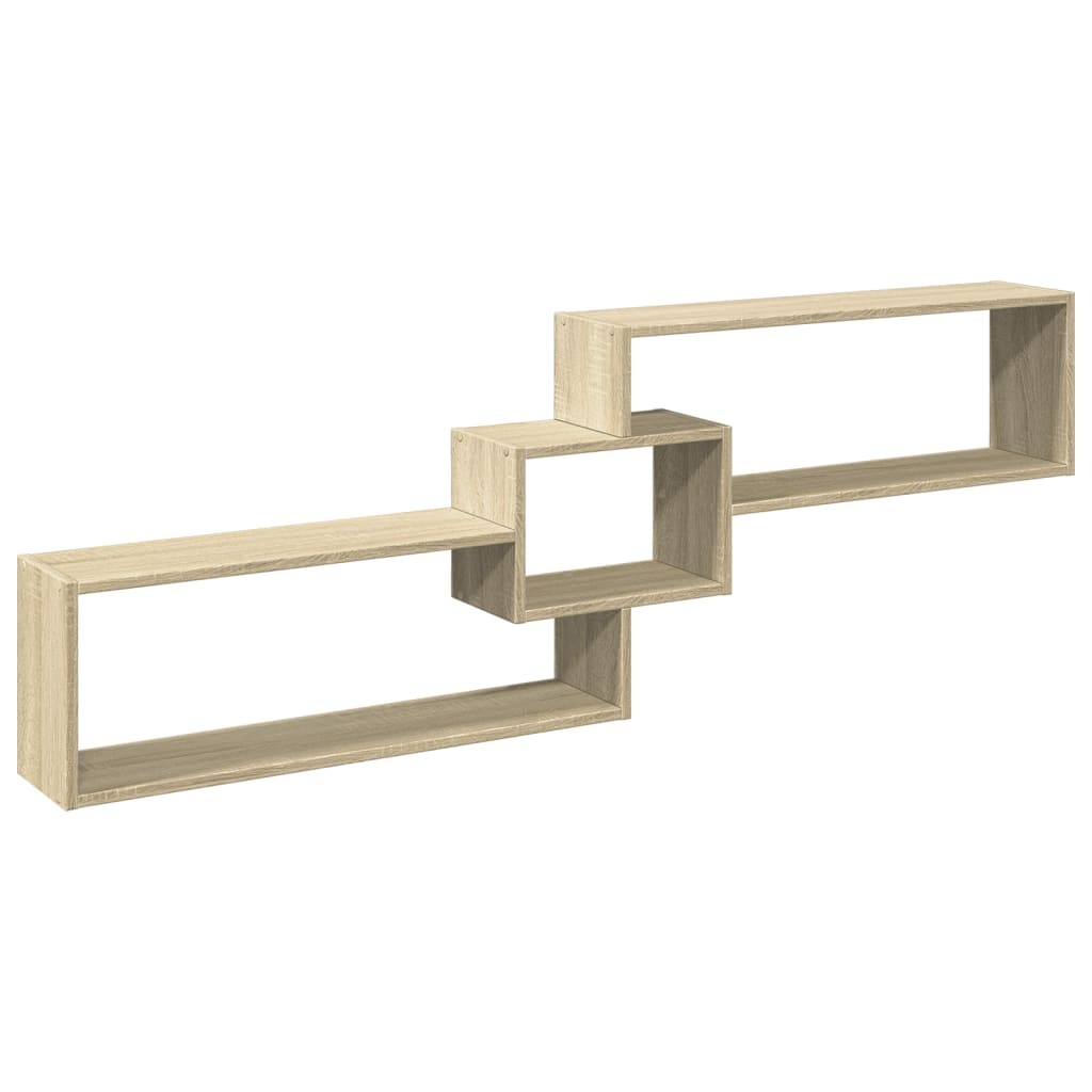 VidaXL Wandkast 158x18x53 cm bewerkt hout sonoma eikenkleurig