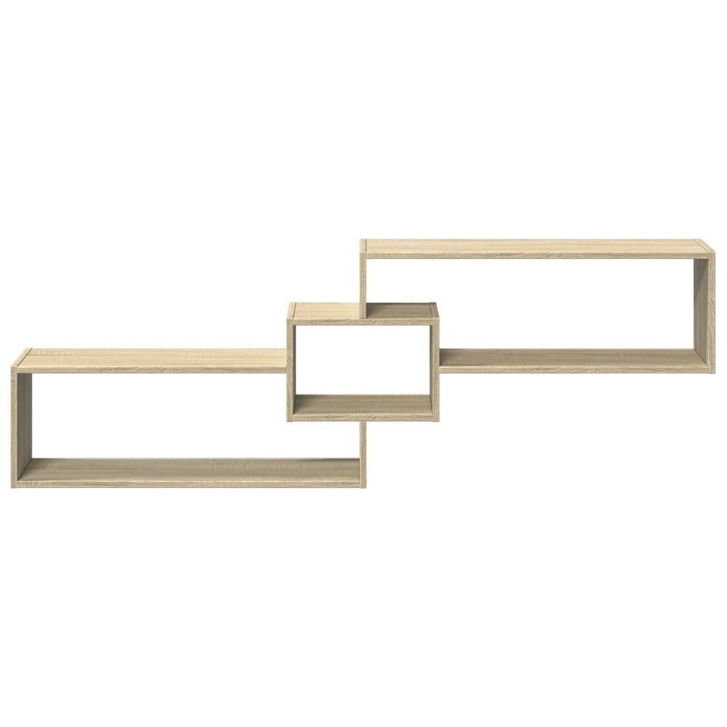 VidaXL Wandkast 158x18x53 cm bewerkt hout sonoma eikenkleurig