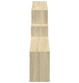 VidaXL Wandkast 158x18x53 cm bewerkt hout sonoma eikenkleurig