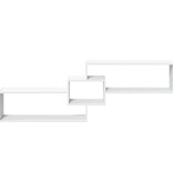 VidaXL Wandkast 158x18x53 cm bewerkt hout wit