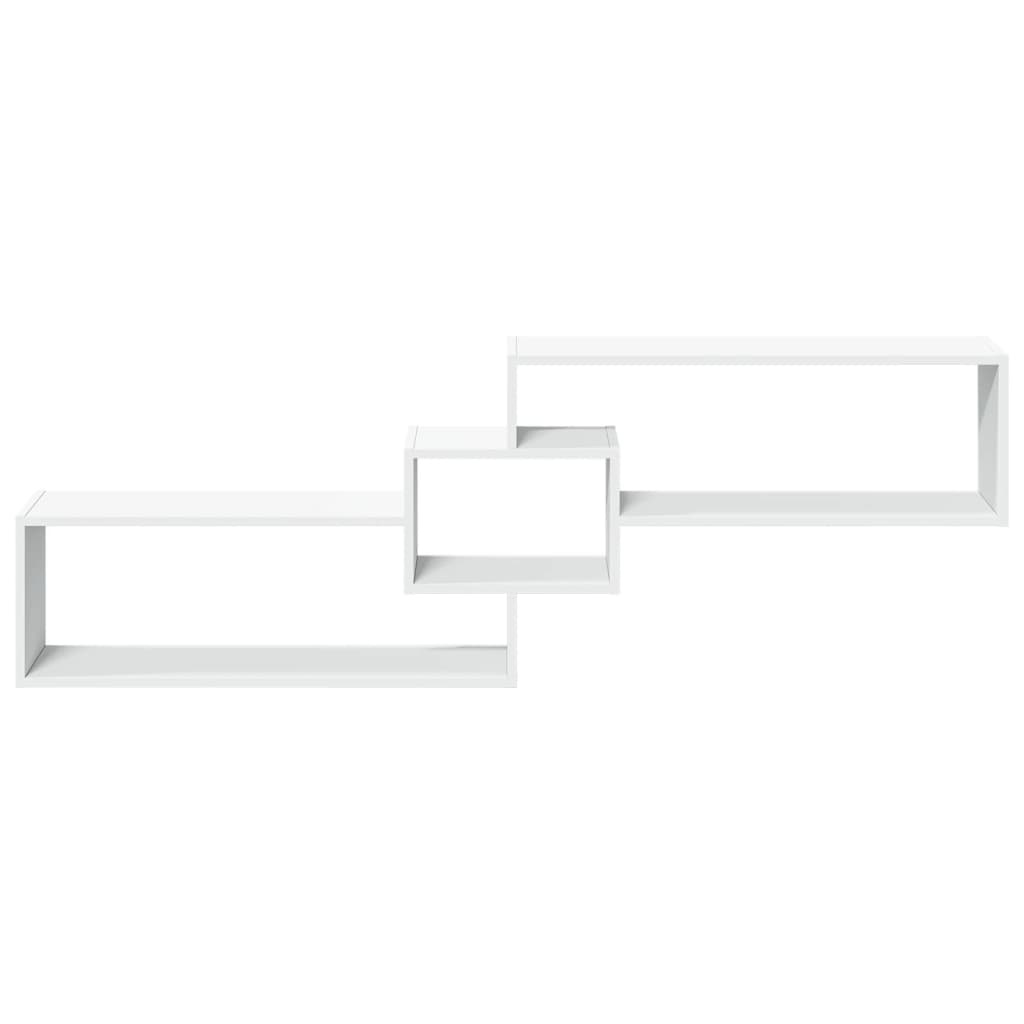 VidaXL Wandkast 158x18x53 cm bewerkt hout wit
