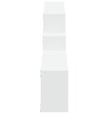 VidaXL Wandkast 158x18x53 cm bewerkt hout wit