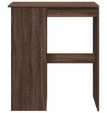 VidaXL Bartafel met rekken 90x47,5x103,5 cm bewerkt hout bruin eiken