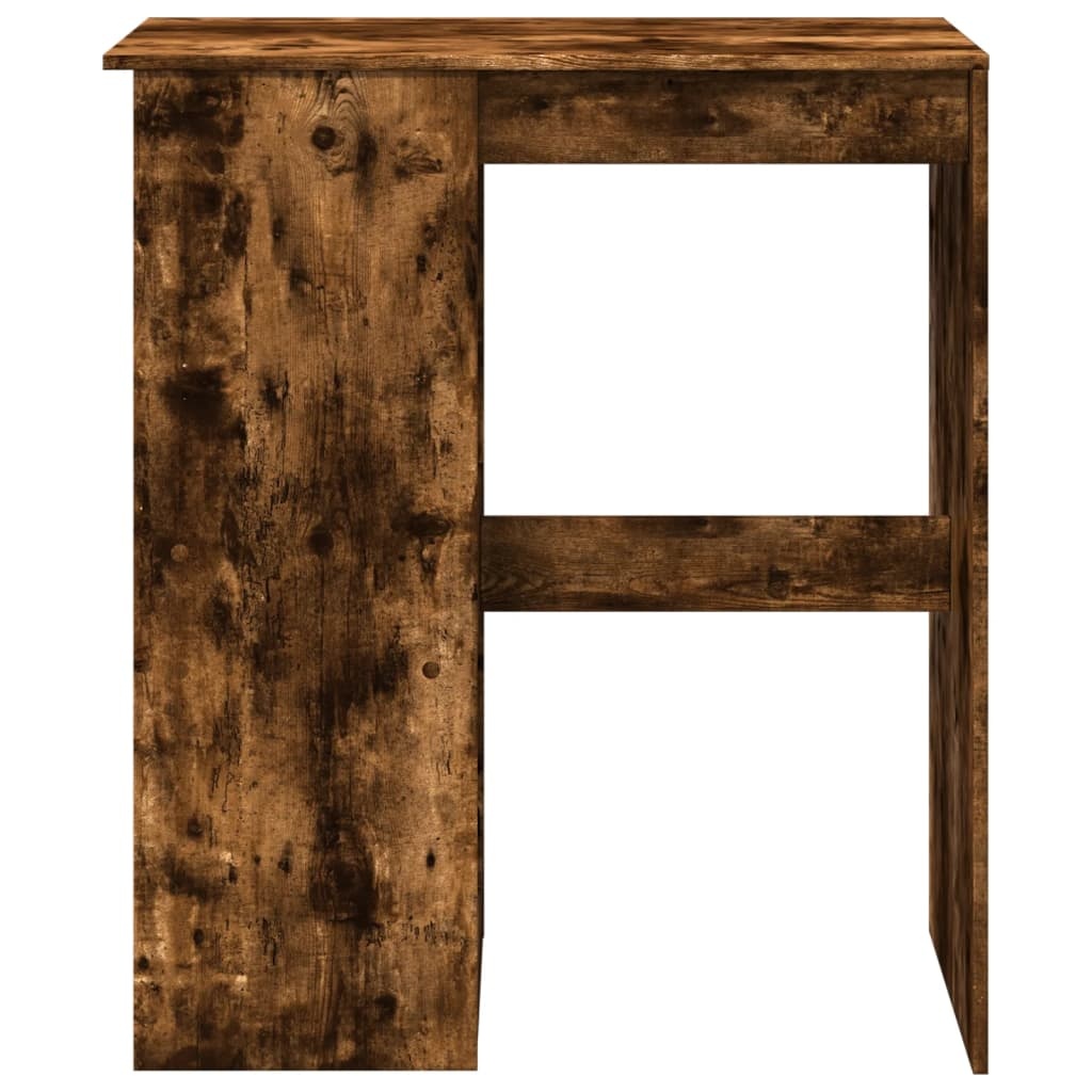 VidaXL Bartafel met rekken 90x47,5x103,5 cm bewerkt hout gerookt eiken