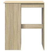 VidaXL Bartafel met rekken 90x47,5x103,5 cm bewerkt hout sonoma eiken