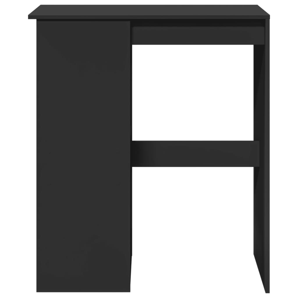 VidaXL Bartafel met rekken 90x47,5x103,5 cm bewerkt hout zwart