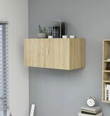 VidaXL Hangkast 80x39x40 cm bewerkt hout sonoma eikenkleurig
