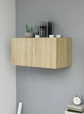 VidaXL Hangkast 80x39x40 cm bewerkt hout sonoma eikenkleurig