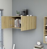 VidaXL Hangkast 80x39x40 cm bewerkt hout sonoma eikenkleurig