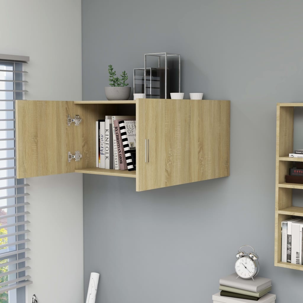 VidaXL Hangkast 80x39x40 cm bewerkt hout sonoma eikenkleurig