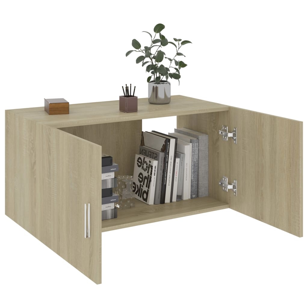 VidaXL Hangkast 80x39x40 cm bewerkt hout sonoma eikenkleurig