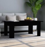 VidaXL Salontafel 100x60x42 cm bewerkt hout zwart