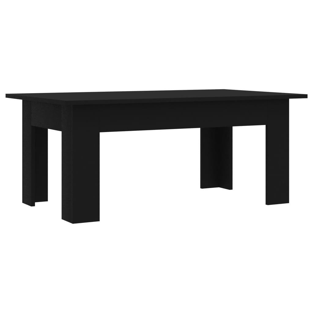 VidaXL Salontafel 100x60x42 cm bewerkt hout zwart