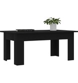 VidaXL Salontafel 100x60x42 cm bewerkt hout zwart