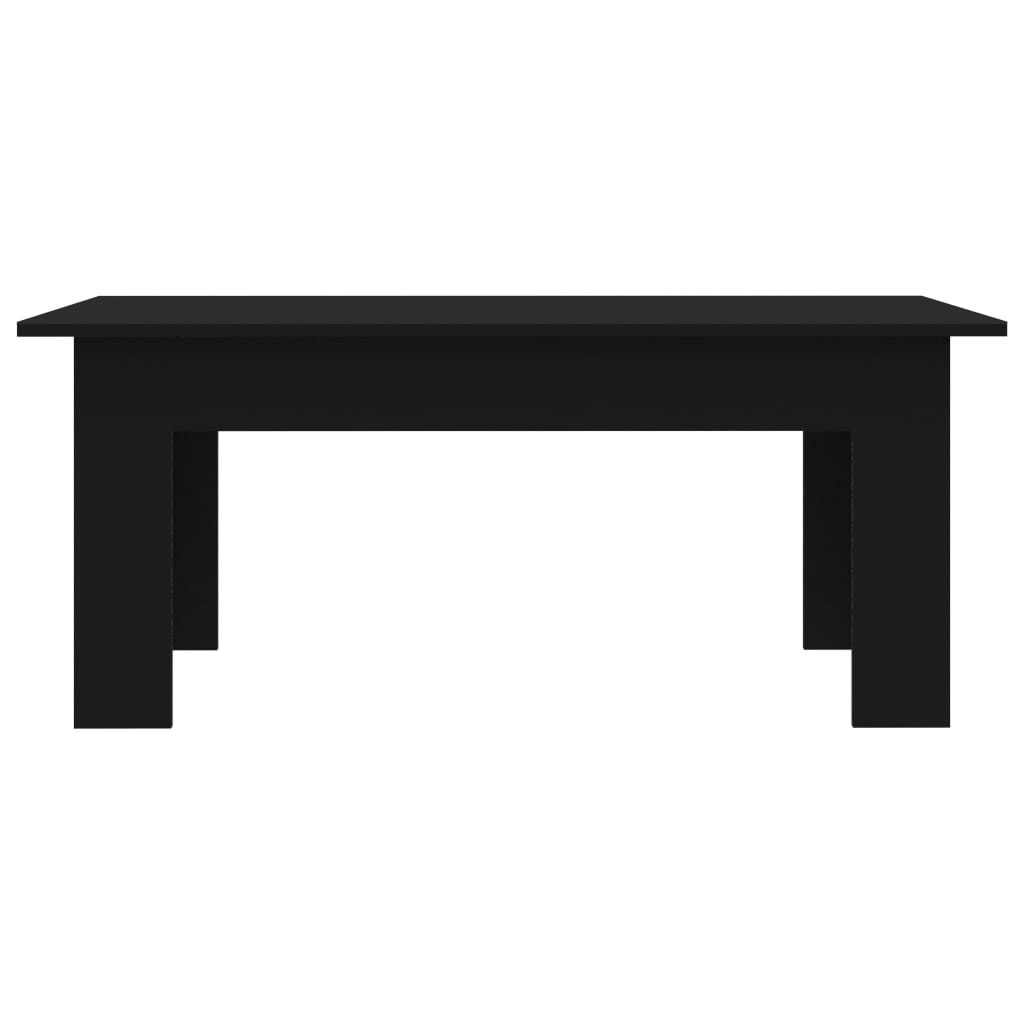 VidaXL Salontafel 100x60x42 cm bewerkt hout zwart