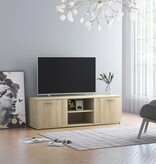 VidaXL Tv-meubel 120x34x37 cm bewerkt hout sonoma eikenkleurig