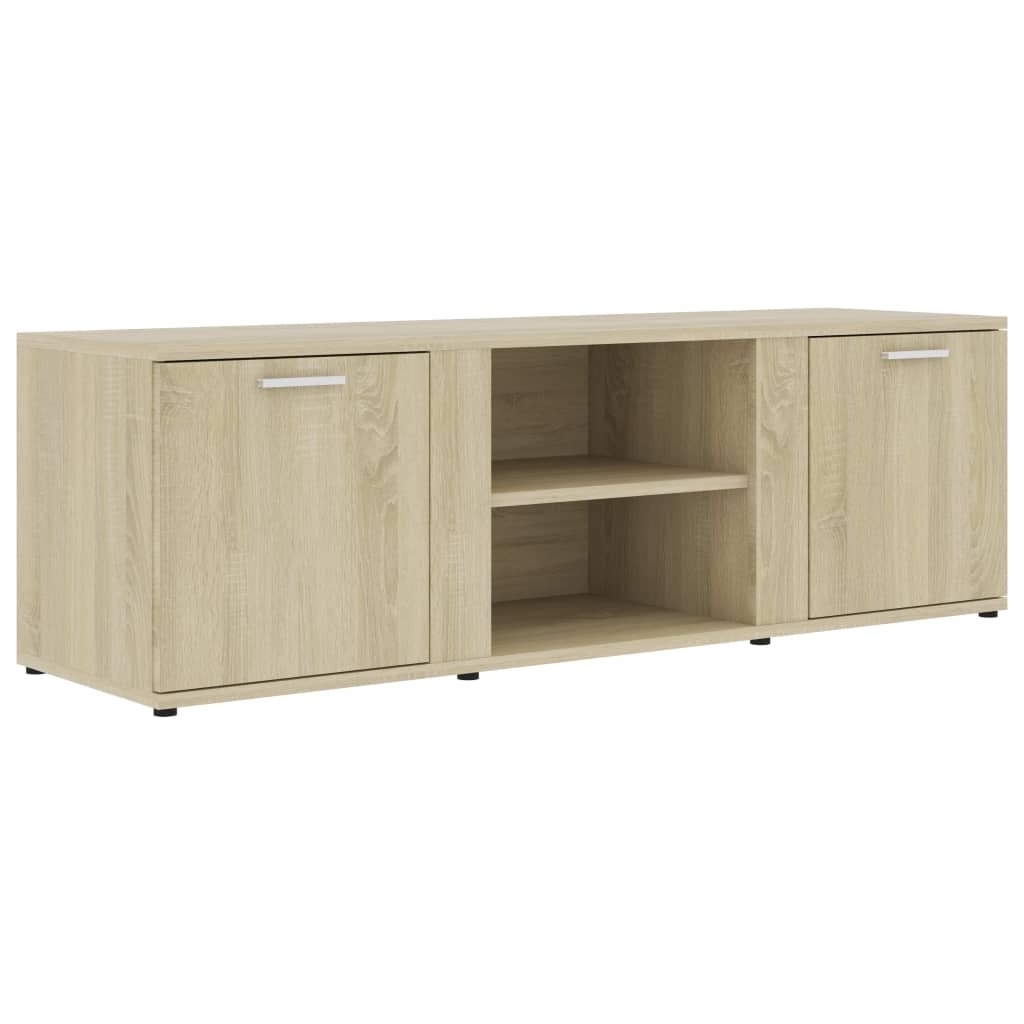 VidaXL Tv-meubel 120x34x37 cm bewerkt hout sonoma eikenkleurig