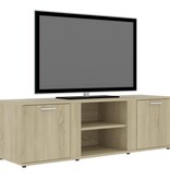 VidaXL Tv-meubel 120x34x37 cm bewerkt hout sonoma eikenkleurig