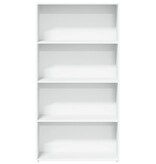 VidaXL Boekenkast 80x30x152 cm bewerkt hout wit