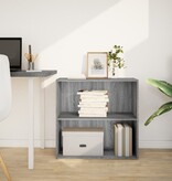 VidaXL Boekenkast 80x30x77 cm bewerkt hout grijs sonoma eikenkleurig
