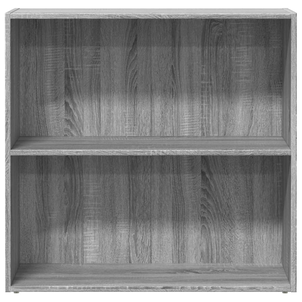 VidaXL Boekenkast 80x30x77 cm bewerkt hout grijs sonoma eikenkleurig