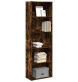 VidaXL Boekenkast 60x30x189 cm bewerkt hout gerookt eikenkleurig