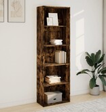 VidaXL Boekenkast 60x30x189 cm bewerkt hout gerookt eikenkleurig