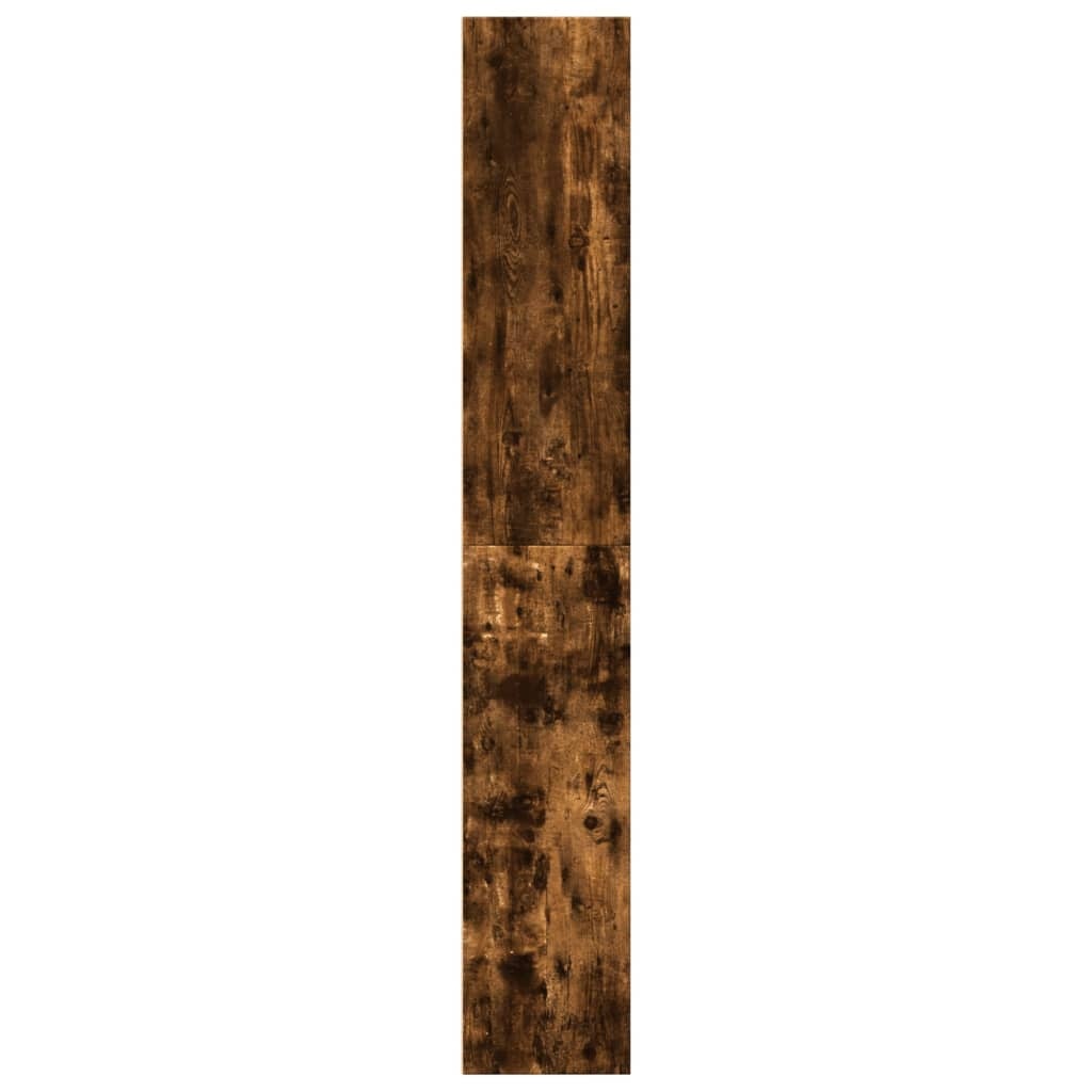 VidaXL Boekenkast 60x30x189 cm bewerkt hout gerookt eikenkleurig