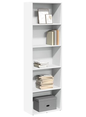 VidaXL Boekenkast 60x30x189 cm bewerkt hout wit