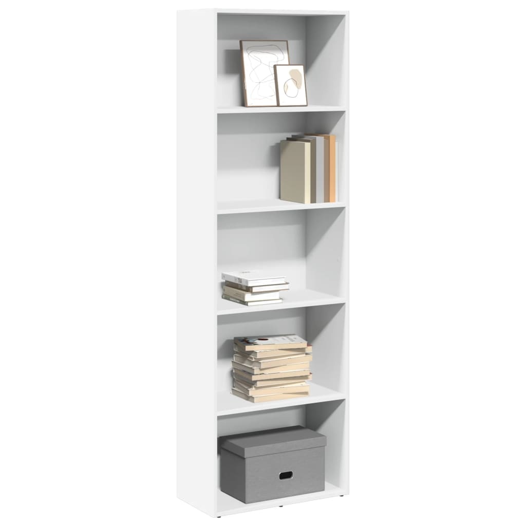VidaXL Boekenkast 60x30x189 cm bewerkt hout wit
