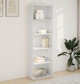 VidaXL Boekenkast 60x30x189 cm bewerkt hout wit