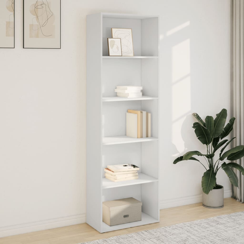 VidaXL Boekenkast 60x30x189 cm bewerkt hout wit