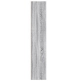 VidaXL Boekenkast 60x30x152 cm bewerkt hout grijs sonoma eikenkleurig