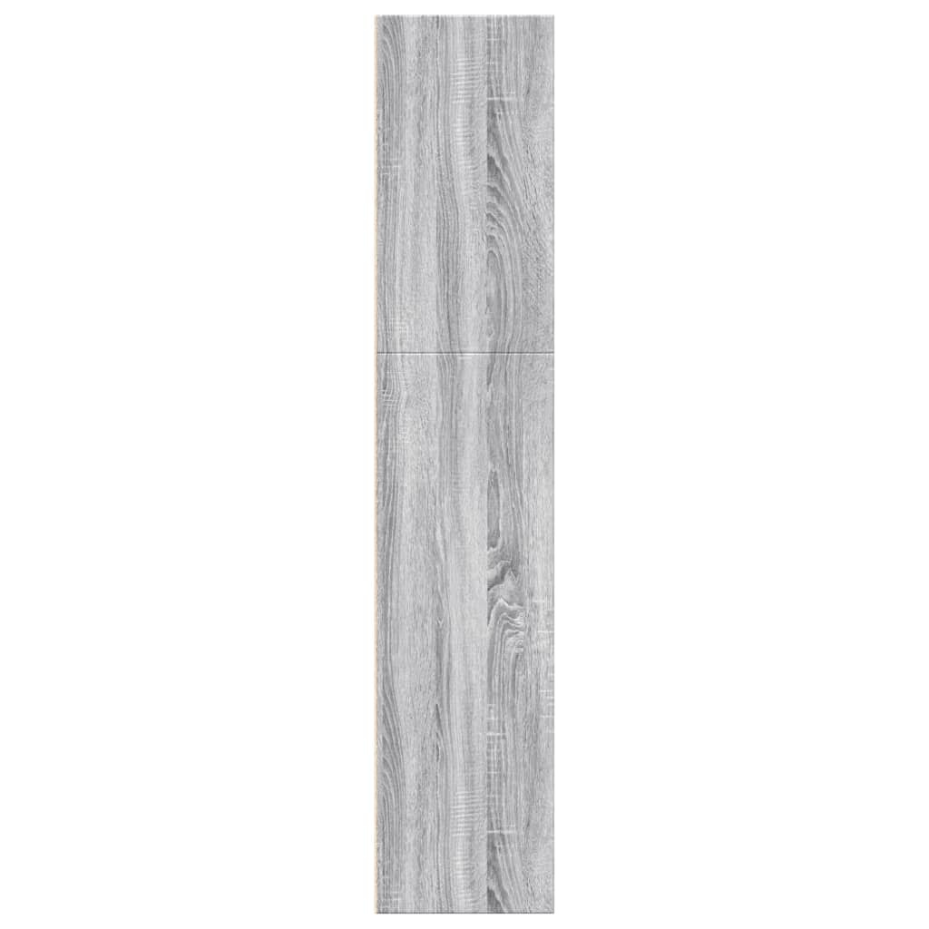 VidaXL Boekenkast 60x30x152 cm bewerkt hout grijs sonoma eikenkleurig