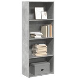 VidaXL Boekenkast 60x30x152 cm bewerkt hout betongrijs