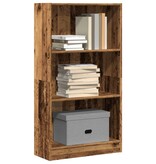 VidaXL Boekenkast 60x24x109 cm bewerkt hout oud houtkleurig
