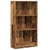 VidaXL Boekenkast 60x24x109 cm bewerkt hout oud houtkleurig