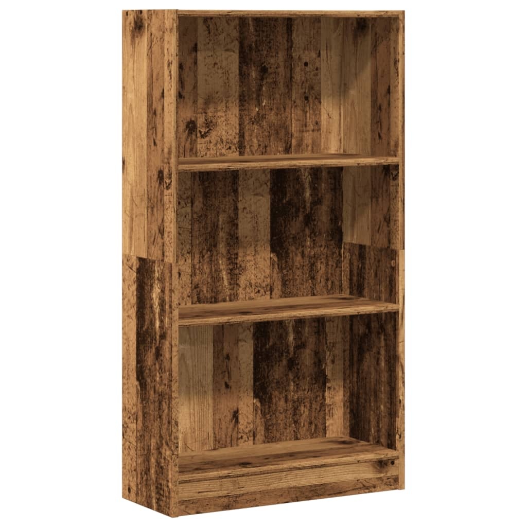 VidaXL Boekenkast 60x24x109 cm bewerkt hout oud houtkleurig