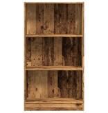 VidaXL Boekenkast 60x24x109 cm bewerkt hout oud houtkleurig