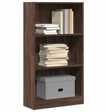 VidaXL Boekenkast 60x24x109 cm bewerkt hout bruin eikenkleurig