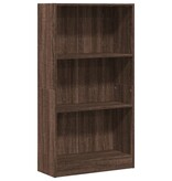 VidaXL Boekenkast 60x24x109 cm bewerkt hout bruin eikenkleurig