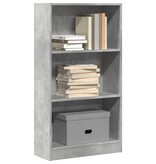 VidaXL Boekenkast 60x24x109 cm bewerkt hout betongrijs