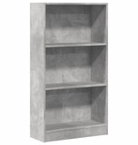 VidaXL Boekenkast 60x24x109 cm bewerkt hout betongrijs
