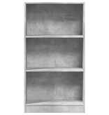 VidaXL Boekenkast 60x24x109 cm bewerkt hout betongrijs