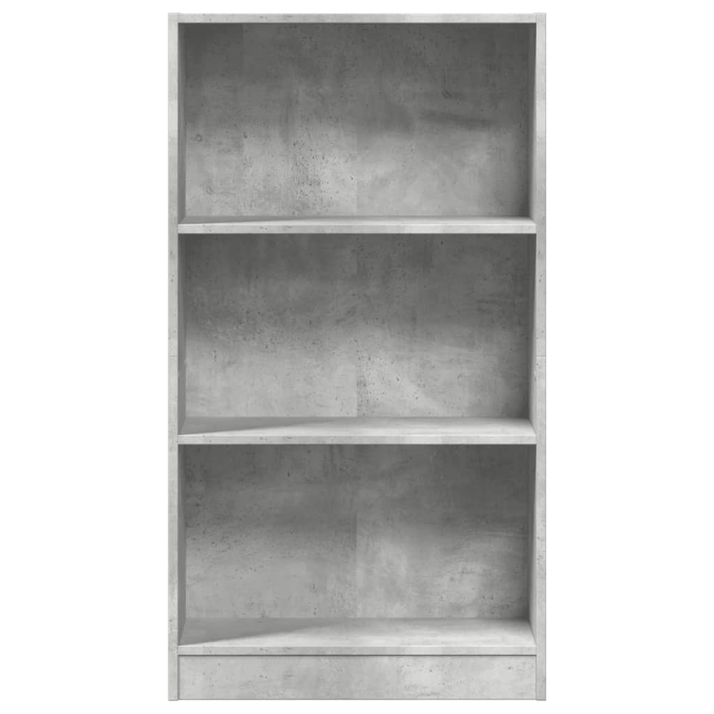 VidaXL Boekenkast 60x24x109 cm bewerkt hout betongrijs