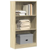 VidaXL Boekenkast 60x24x109 cm bewerkt hout sonoma eikenkleurig