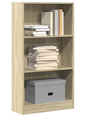 VidaXL Boekenkast 60x24x109 cm bewerkt hout sonoma eikenkleurig