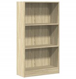 VidaXL Boekenkast 60x24x109 cm bewerkt hout sonoma eikenkleurig