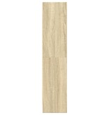 VidaXL Boekenkast 60x24x109 cm bewerkt hout sonoma eikenkleurig